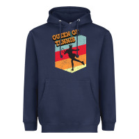 Navy Queen Of Tennis Heavyweight Hoodie - Bettercallsaul