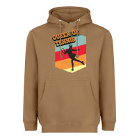 Toasted Coconut Queen Of Tennis Heavyweight Hoodie - Bettercallsaul