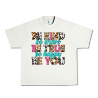 Pistachio be kind be true be you Urban Heavy Tee - NancyCooperArtShop