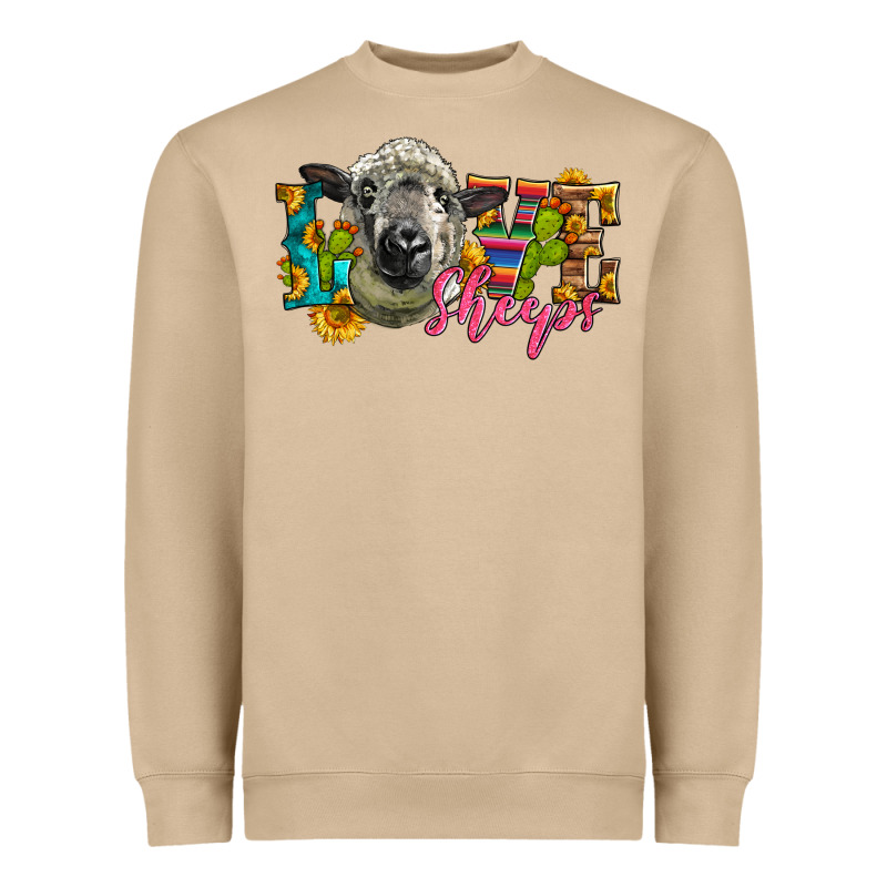 Western Love Sheeps Heavyweight Sweatshirt by LillyAllenDesigns | Teevron