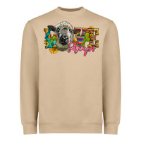 Mushroom Western Love Sheeps Heavyweight Sweatshirt - LillyAllenDesigns