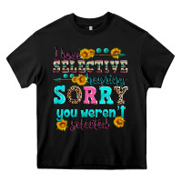 Black i have selective hearing sorry you weren't selecte Heavy Core Tee - Zillion Design Studio
