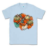 Dusty Blue fall autumn patches Classic Tee - Jasminsmagicworld