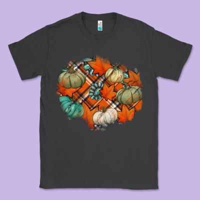 Fall Autumn Patches Classic Tee Designed By Jasminsmagicworld
