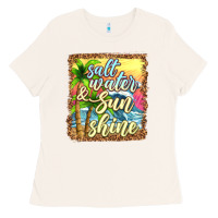 Bone salt water and sunshine Ladies Tee - texasbilliewilder