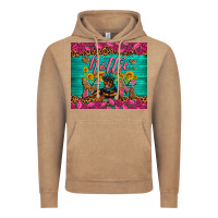 Vintage Coffee Rottie mom with roses Vintage Hoodie - Artiststas