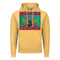 Vintage Mustard Rottie mom with roses Vintage Hoodie - Artiststas