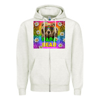 Oatmeal Heather Western Papa Bear LGBTQ+ Tumbler Zipper Hoodie - BundleAndBundleShop