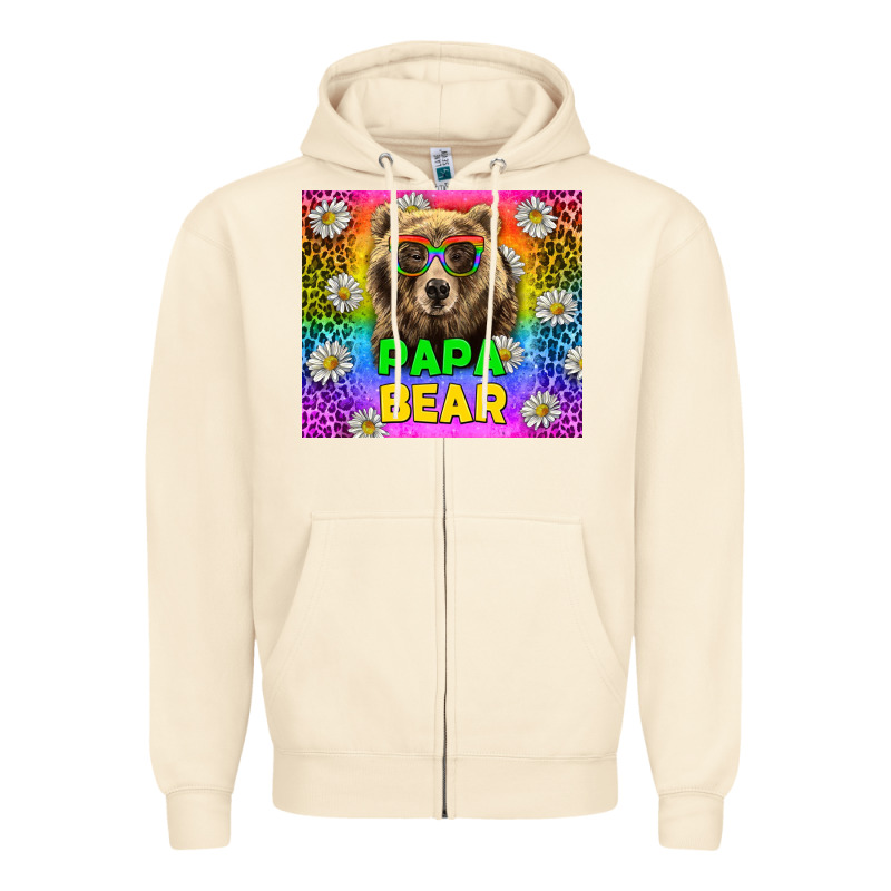 Western Papa Bear Lgbtq+ Tumbler Zipper Hoodie by BundleAndBundleShop | Teevron