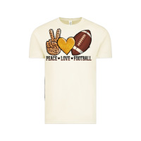Vintage Arctic peace love football Vintage Tee - AdoDesignShop