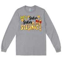 Heather Grey softball sister Long Sleeve Tee - MaliasSmallBusiness