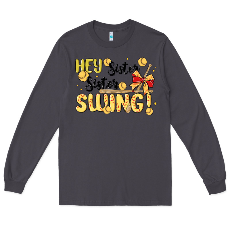 Softball Sister Long Sleeve Tee by MaliasSmallBusiness | Teevron