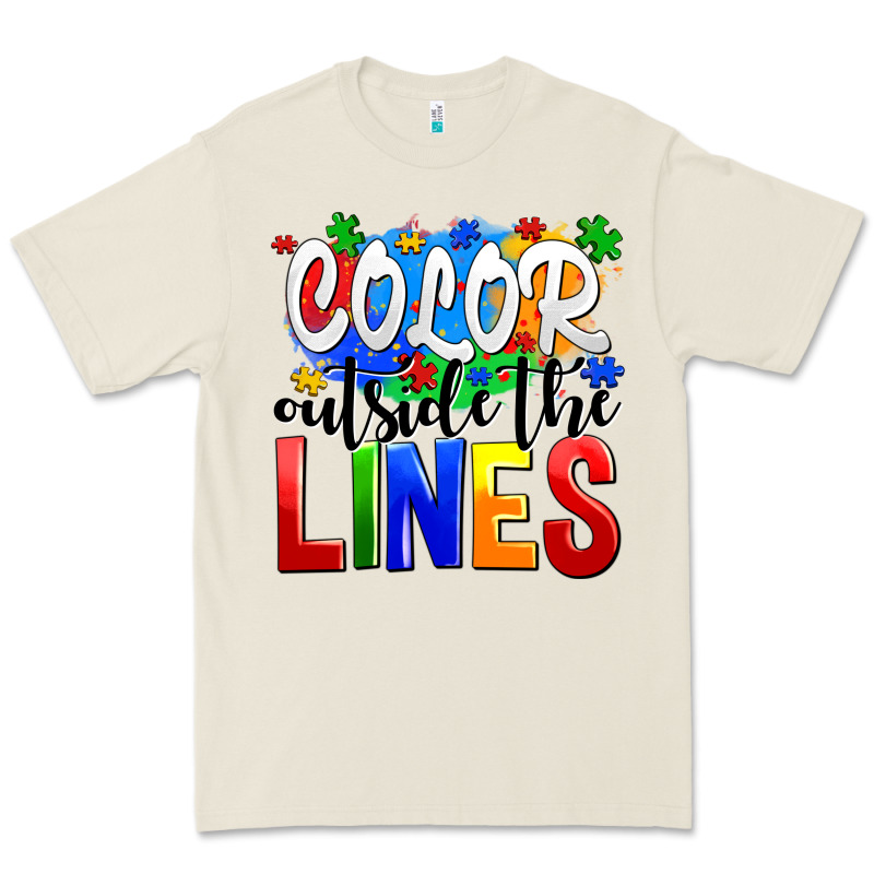 Color Outside The Lines Premium Tee by AdoDesignShop | Teevron