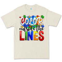 Bone color outside the lines Premium Tee - AdoDesignShop