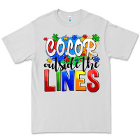 Dove Grey color outside the lines Premium Tee - AdoDesignShop
