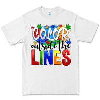 White color outside the lines Premium Tee - AdoDesignShop