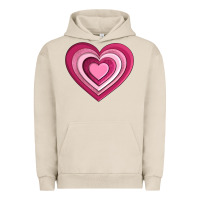 Pigment French Oak sweet heart olivia Urban Hoodie - OliviaCreatesArt
