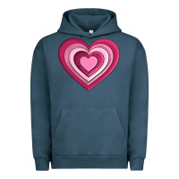 Pigment Midnight Navy sweet heart olivia Urban Hoodie - OliviaCreatesArt