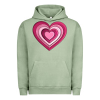 Pigment Oil Green sweet heart olivia Urban Hoodie - OliviaCreatesArt