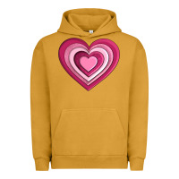 Pigment Peanut Butter sweet heart olivia Urban Hoodie - OliviaCreatesArt