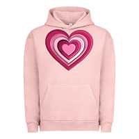 Pigment Salmon sweet heart olivia Urban Hoodie - OliviaCreatesArt