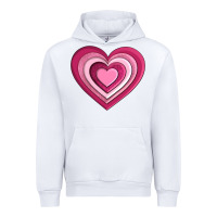 White sweet heart olivia Urban Hoodie - OliviaCreatesArt