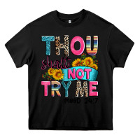 Black thou shalt not try me mood 24 7 Heavy Core Tee - Zillion Design Studio