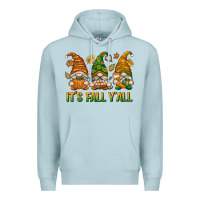 Blue Mist It's Fall Y'all Premium Hoodie - texasbilliewilder