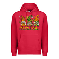 Cardinal It's Fall Y'all Premium Hoodie - texasbilliewilder