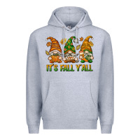 Heather Grey It's Fall Y'all Premium Hoodie - texasbilliewilder