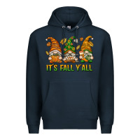 Navy It's Fall Y'all Premium Hoodie - texasbilliewilder