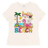 Bone salty beach Ladies Tee - texasbilliewilder