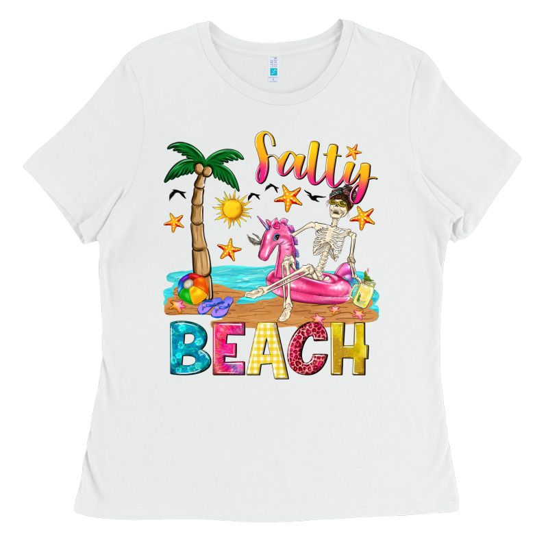 Salty Beach Ladies Tee by texasbilliewilder | Teevron