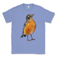 Colony Blue American Robin Bird Classic Tee - LillyAllenDesigns