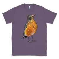 Lavender American Robin Bird Classic Tee - LillyAllenDesigns