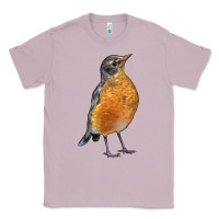 Lilac American Robin Bird Classic Tee - LillyAllenDesigns