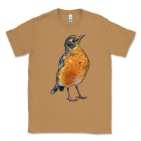 Toasted Coconut American Robin Bird Classic Tee - LillyAllenDesigns