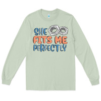 Matcha she fits me perfectly Long Sleeve Tee - MaliasSmallBusiness
