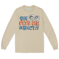 Mushroom she fits me perfectly Long Sleeve Tee - MaliasSmallBusiness