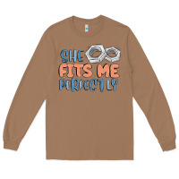 Toasted Coconut she fits me perfectly Long Sleeve Tee - MaliasSmallBusiness