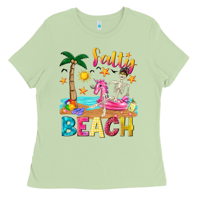 Salty Beach Ladies Tee by texasbilliewilder | Teevron