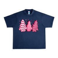 Navy pink Christmas cakes Urban Heavy Tee - Jasminsmagicworld