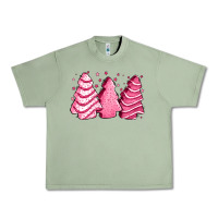 Oil Green pink Christmas cakes Urban Heavy Tee - Jasminsmagicworld