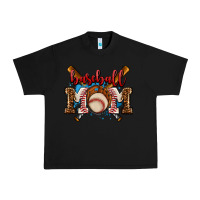 Black baseball mom Urban Heavy Tee - AdoDesignShop
