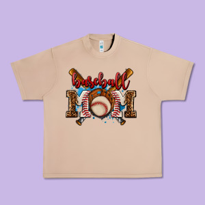 Baseball Mom Urban Heavy Tee Designed By Adodesignshop