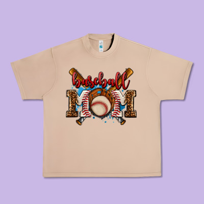 Baseball Mom Urban Heavy Tee Designed By Adodesignshop