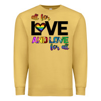 Antique Gold All For Love And Love For All Premium Sweatshirt - Bettercallsaul