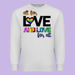 All For Love And Love For All Premium Sweatshirt Designed By Bettercallsaul