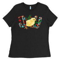 Black christmas joy chick Ladies Tee - RanaPortraitStore