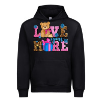 Black love you more olivia Urban Hoodie - OliviaCreatesArt